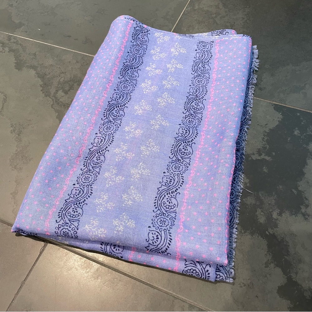 Block print scarf